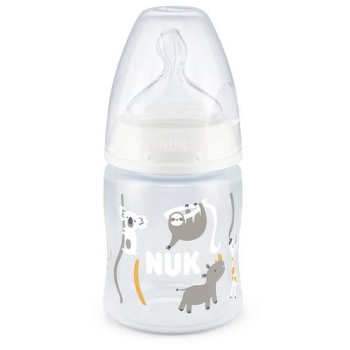 NUK Biberon Serenity+ - Col large - Contrôle de température - 150 ml