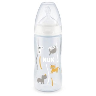NUK Biberon Serenity+ - Col large - Contrôle de température - 300 ml