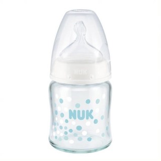NUK Biberon Serenity+ - Col large - En verre - Contrôle de températu