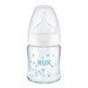 NUK Biberon Serenity+ - Col large - En verre - Contrôle de température - 120 ml - 0-6 mois