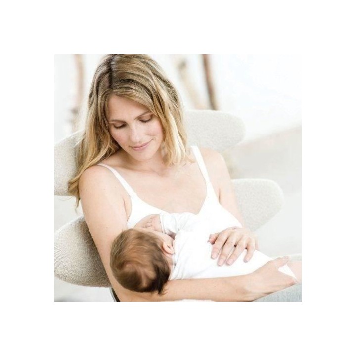 NUK Soutien Gorge Allaitement Ajustable Blanc T2