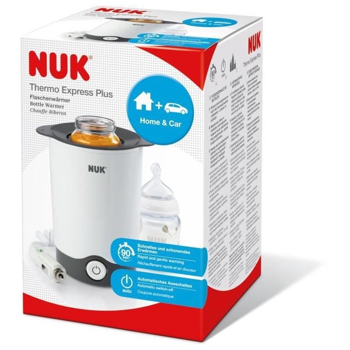 NUK Chauffe-Biberon Thermo Express Voiture / Maison