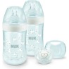 Nuk Biberon Coffret Nature Sense +0m Blanc