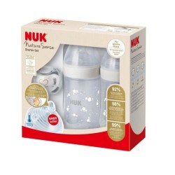 Nuk Biberon Coffret Nature Sense +0m Blanc