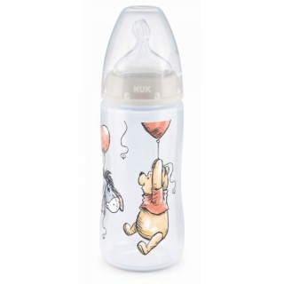 NUK Biberon FC+ Winnie - Temperature Control - En silicone - 300 ml -