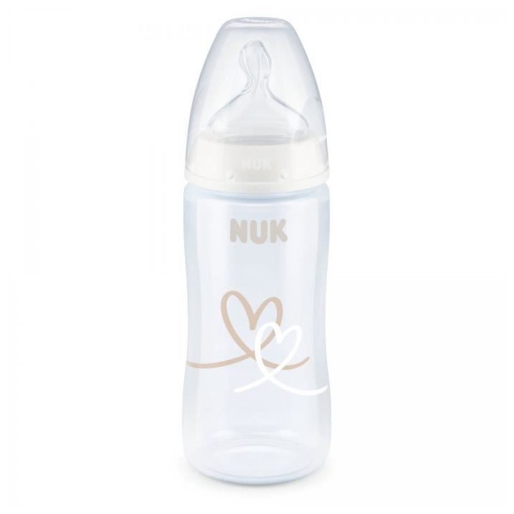 NUK Coffret biberons FC+ - Temperature Control - 3 biberons + 2 tétin