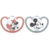 NUK Lot 2 sucettes SPACE Minnie - 18-36 mois