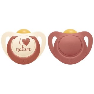 NUK Lot 2 sucettes - 18-36 mois - Terracotta