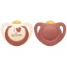 NUK Lot 2 sucettes - 18-36 mois - Terracotta