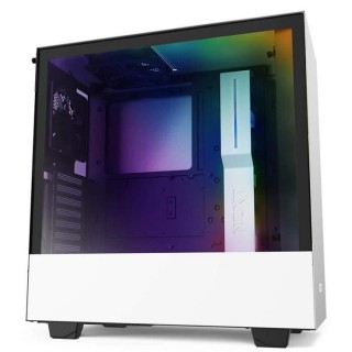NZXT BOITIER PC H510i - Moyen Tour - Blanc - Verre trempé - (CA-H510i
