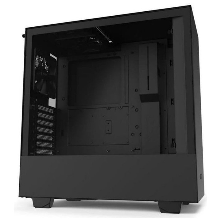 NZXT BOITIER PC H510 - USB 3.1 - Noir Mat - Verre trempé - Format ATX