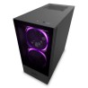 NZXT BOITIER PC H510 Elite - Rétroéclairage RGB - USB 3.1 - Noir Mat - Verre trempé - Format ATX (CA-H510E-B1)