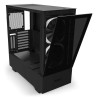 NZXT BOITIER PC H510 Elite - Rétroéclairage RGB - USB 3.1 - Noir Mat - Verre trempé - Format ATX (CA-H510E-B1)