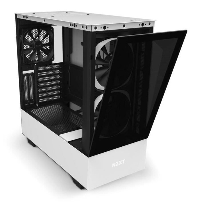 NZXT BOITIER PC H510 Elite - Rétroéclairage RGB - USB 3.1 - Blanc Ma