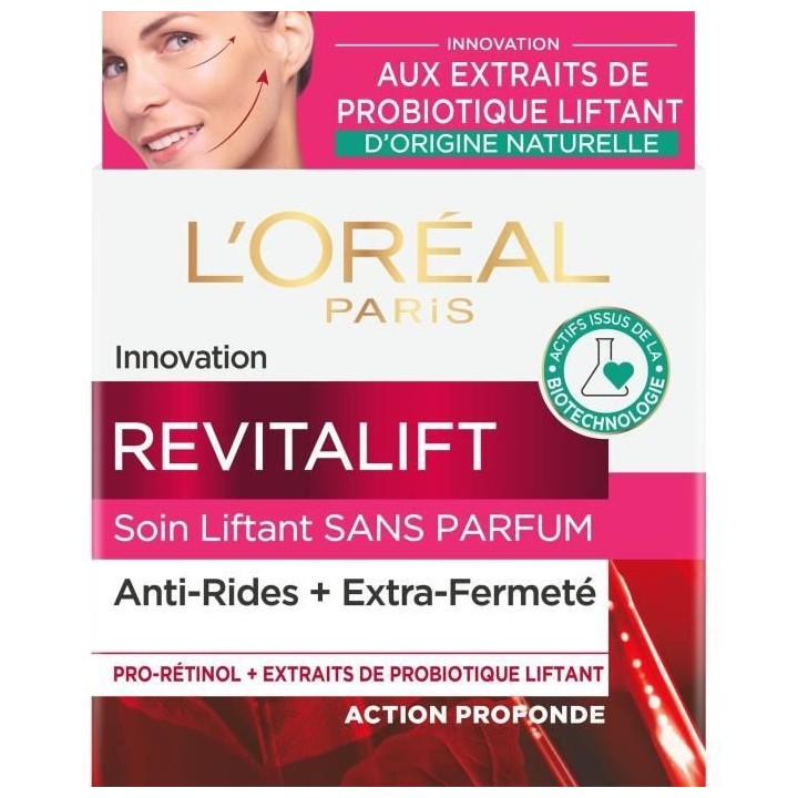 Anti-Rides + Extra-Fermeté Revitalift Soin Liftant L'OREAL - 50 ml
