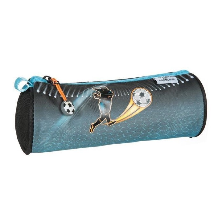 OBERTHUR Trousse Ronde 1 Compartiment Bleu/Noir Enfant