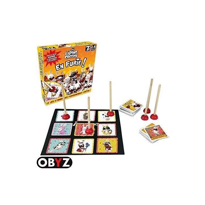 LAPINS CRETINS - Jeu de plateaux - En Furie !