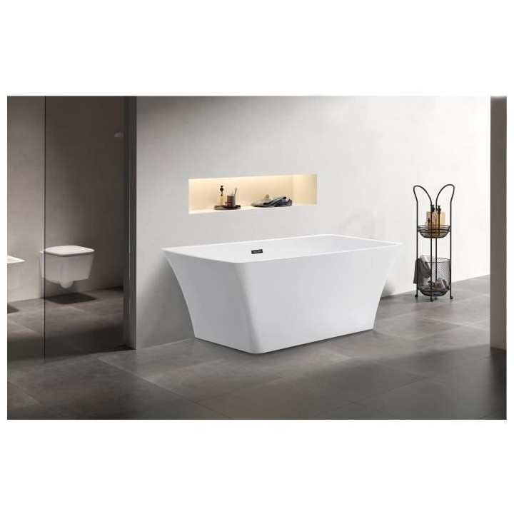 OCEANIC Baignoire ilot Indiã - L.170 x I.75 x H.60 cm - En acrylique