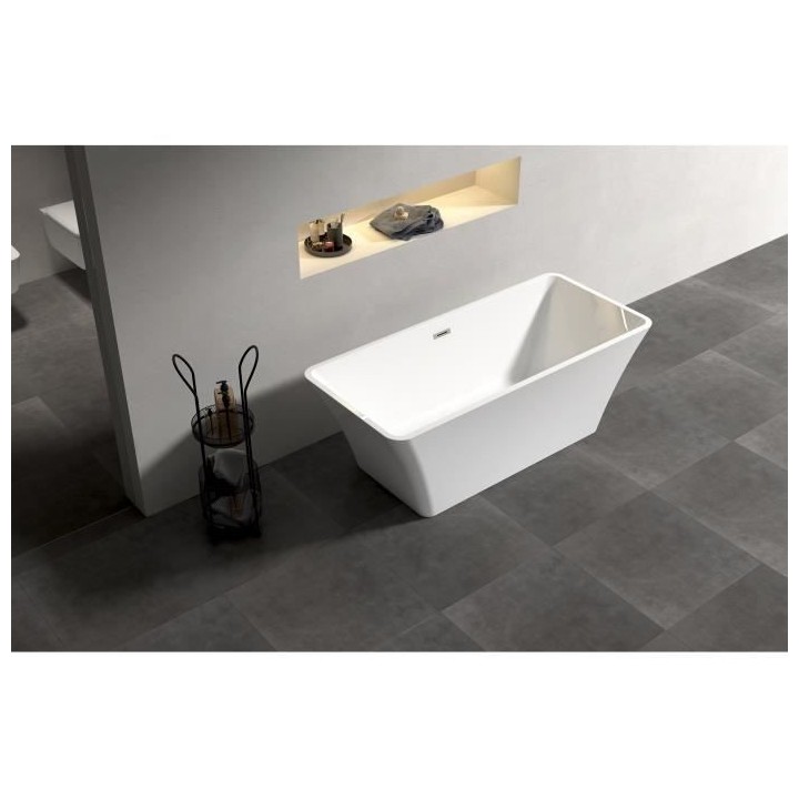 OCEANIC Baignoire ilot Indiã - L.170 x I.75 x H.60 cm - En acrylique