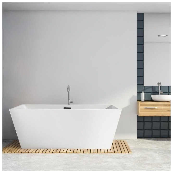 OCEANIC Baignoire ilot Noã - L.170 x I.80 x H.59 cm - En acrylique -