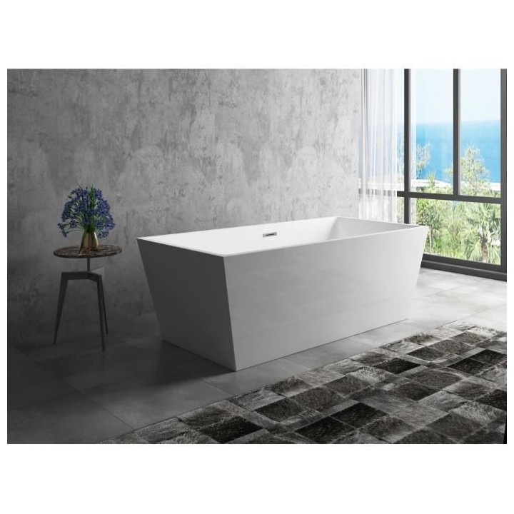 OCEANIC Baignoire ilot Noã - L.170 x I.80 x H.59 cm - En acrylique -