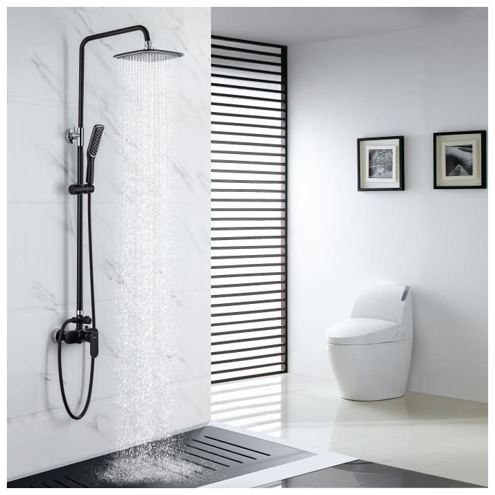 Colonne de douche OCEANIC - Mitigeur mécanique - Pomme haute rectangl