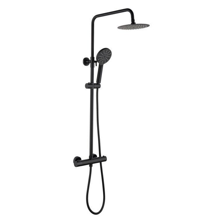 Colonne de douche OCEANIC - Mitigeur thermostatique - Pomme haute rond