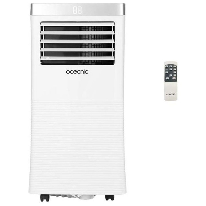Climatiseur mobile monobloc - OCEANIC - 2930W - 10000 BTU - Programmab