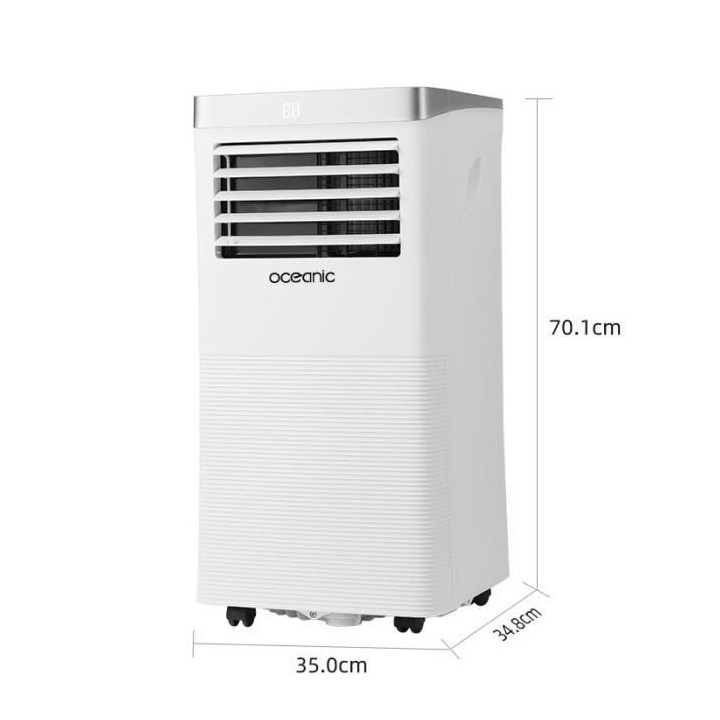 Climatiseur mobile monobloc - OCEANIC - 2930W - 10000 BTU - Programmab