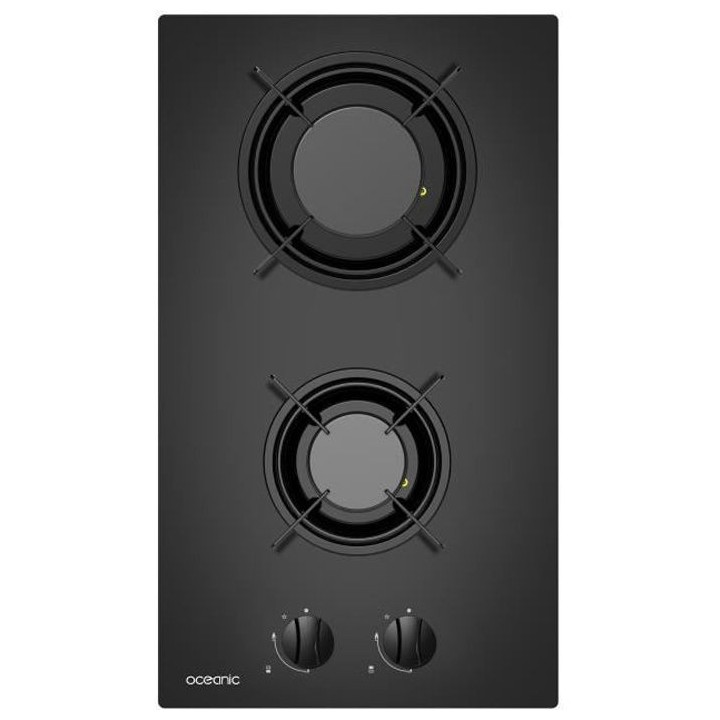 Plaque de cuisson gaz OCEANIC 2 foyers L30 x P 52 cm OCEACTG2VB8