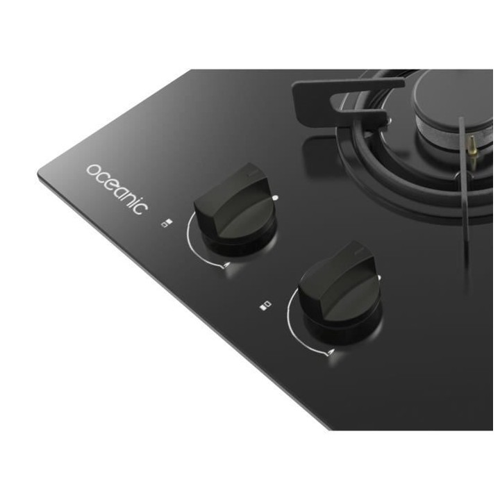 Plaque de cuisson gaz OCEANIC 2 foyers L30 x P 52 cm OCEACTG2VB8