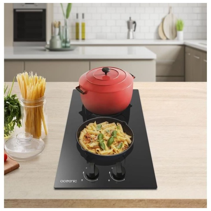 Plaque de cuisson gaz OCEANIC 2 foyers L30 x P 52 cm OCEACTG2VB8
