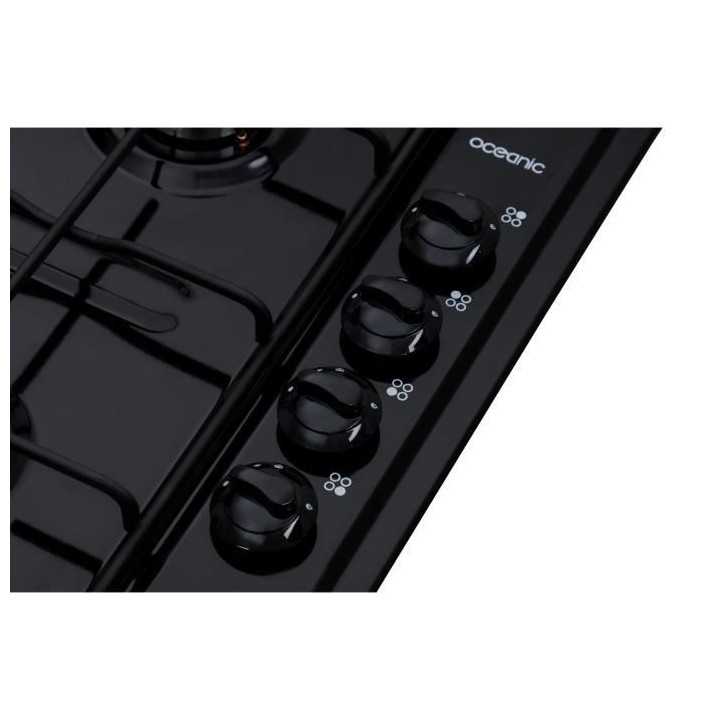 Plaque de cuisson gaz OCEANIC 4 foyers L58 x P50 cm CTG4EB