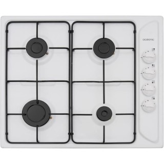 Plaque de cuisson gaz OCEANIC 4 foyers L58 x P50 cm OCEACTG4EW Blanc