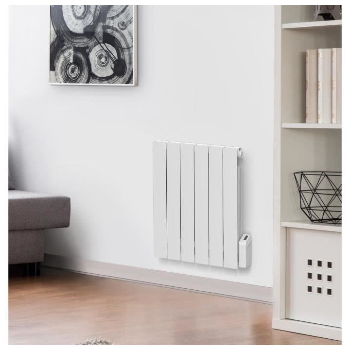 Radiateur électrique fixe a inertie fluide 1000W OCEANIC Agate - Norm