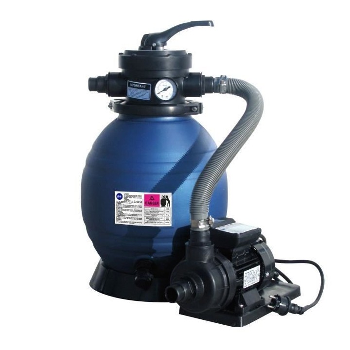 Groupe de filtration a sable GRE - Pour piscine - 4m³/h