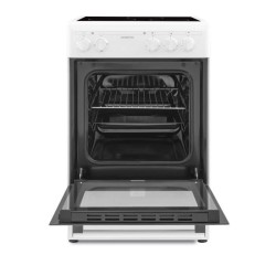 OCEANIC Cuisiniere vitrocéramique 50 x50 - four convection naturelle - four 48L - blanc