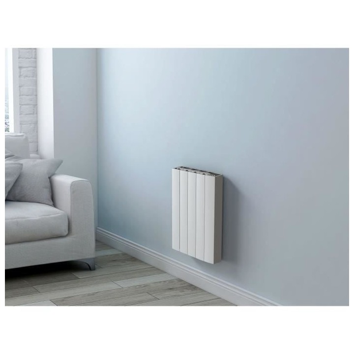 Radiateur électrique fixe a inertie seche céramique 1000W OCEANIC Ru