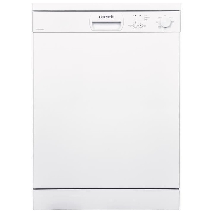 Lave-vaisselle pose-libre OCEANIC OCEALV1249W1 - L 59,8 cm - Blanc - 1