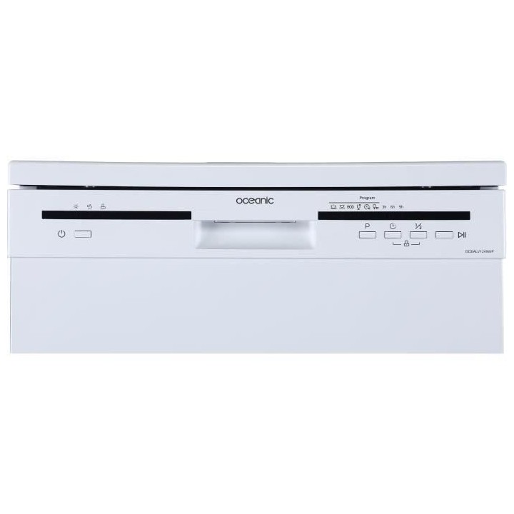 Lave-vaisselle pose-libre OCEANIC OCEALV1249WP - 12 couverts - L 59,8