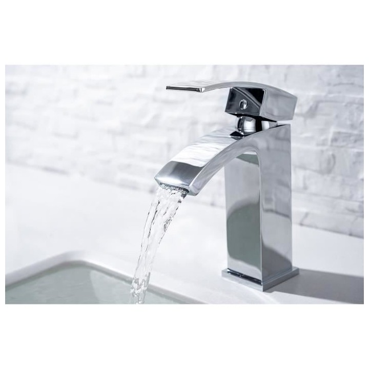 Mitigeur pour vasque et lavabo - Mécanique - En cascade - OCEANIC