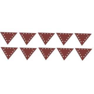 SCHEPPACH Lot de 10 triangles de ponçage grain 120 pour ponceuse DS21