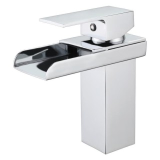 Mitigeur pour vasque et lavabo - Mécanique - En cascade - En laiton -