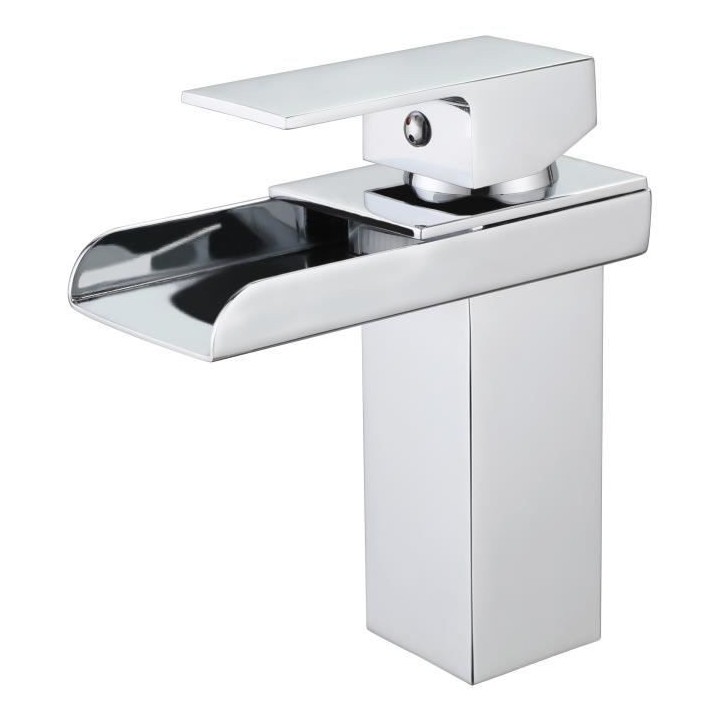 Mitigeur pour vasque et lavabo - Mécanique - En cascade - En laiton -