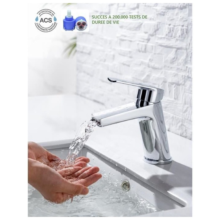 Mitigeur pour vasque et lavabo - Mécanique - OCEANIC