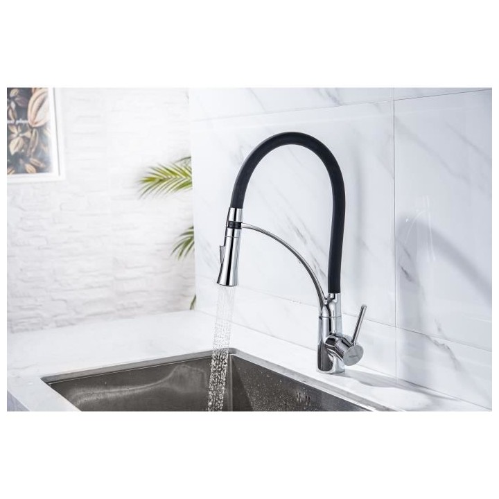 Robinet de cuisine - Mitigeur mécanique - Rotatif 360° - OCEANIC - A