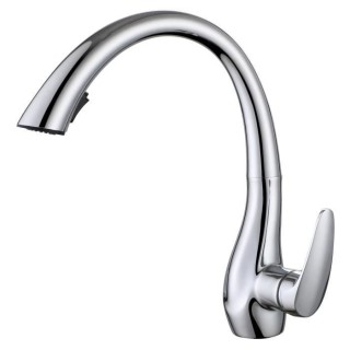 Robinet de cuisine - Mitigeur mécanique - Rotatif 360° - 2 jets - OC