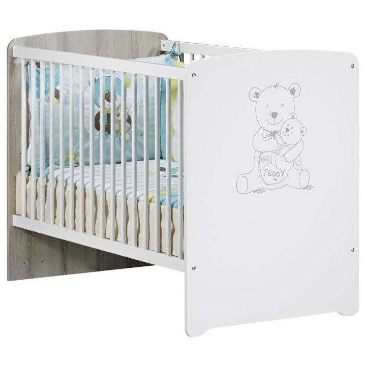 BABYPRICE Lit bébé 120x60 TEDDY