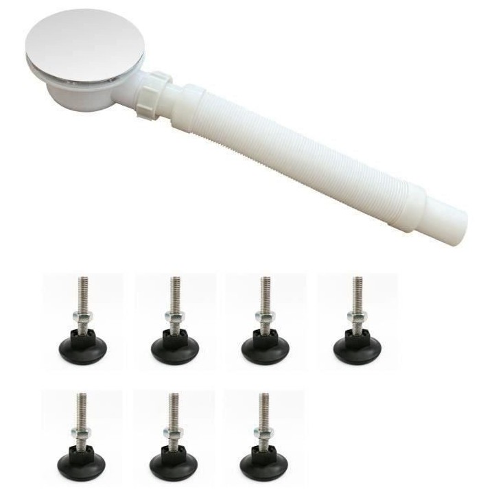 Receveur de douche en résine - Rectangulaire - 110x80x3,5 cm - OCEANI