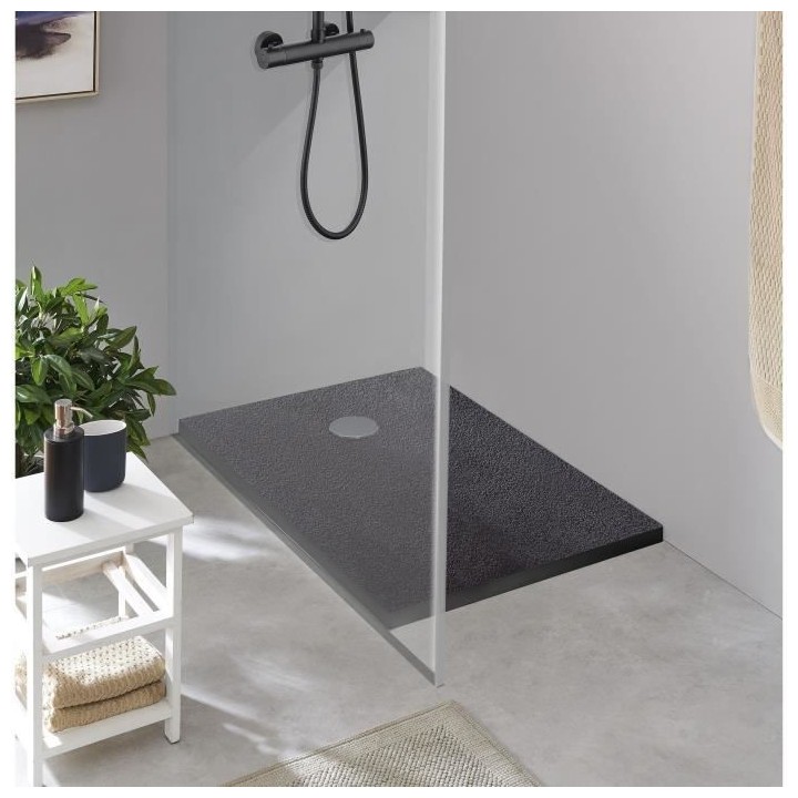 Receveur de douche en résine - Rectangulaire - 120x90x3,5 cm - OCEANI